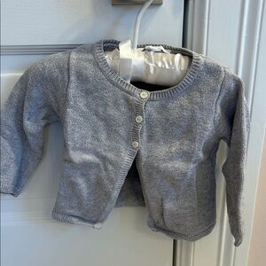 Jacadi Heather Gray Kids Cardigan